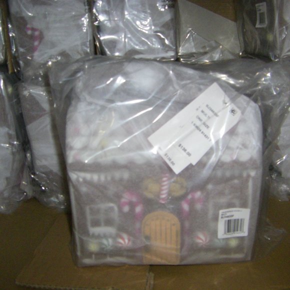 Betsey Johnson Kitsch Gingerbread House LED's Light Up Medium Crossbody Bag NWT - Picture 10 of 14